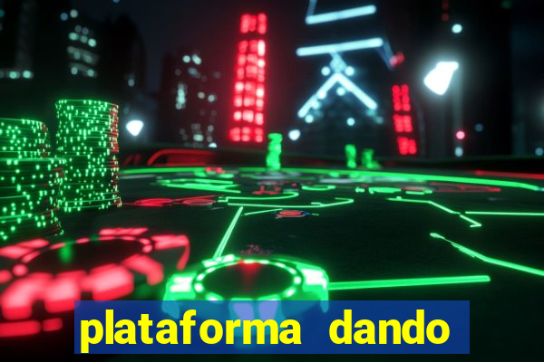 plataforma dando bonus de cadastro